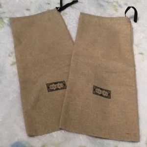 2 Gucci dust bags